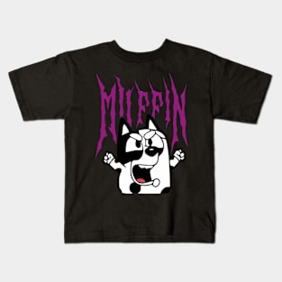 muffin funny death metal Kids T-Shirt